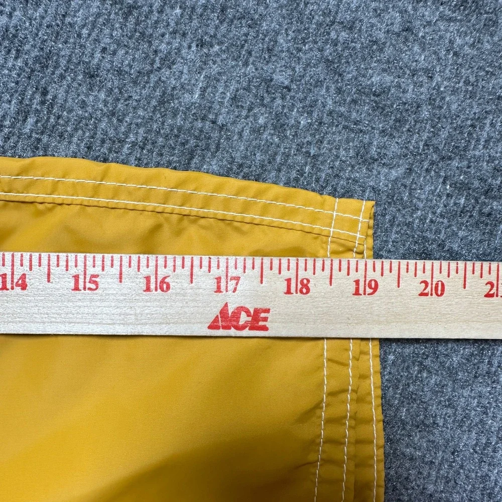 Birdwell Beach Britches Board Shorts Mustard Yellow Mens 40 Surf Trunks USA Made